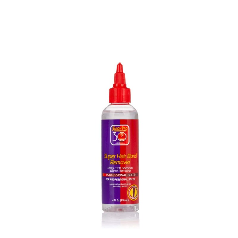 Salon Pro 30 Sec Super Hair Bond Remover - 4oz (115ml) for Quick and Easy Hair Glue Removal - Image 1
